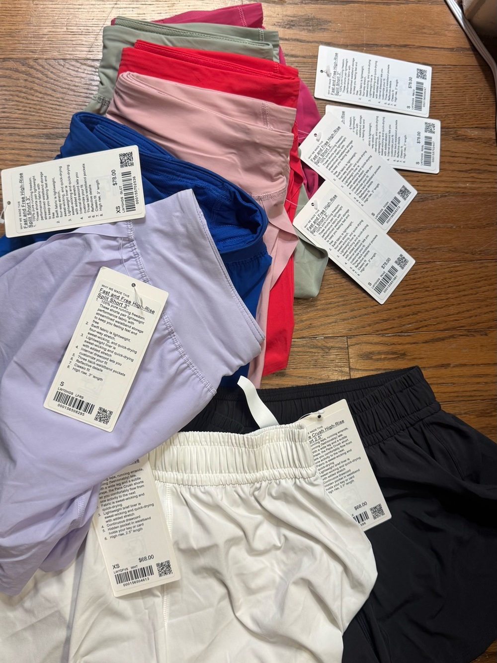 Fast and free And Pace Crush shorts